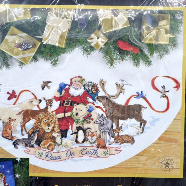 Cross Stitch Tree Skirt Etsy