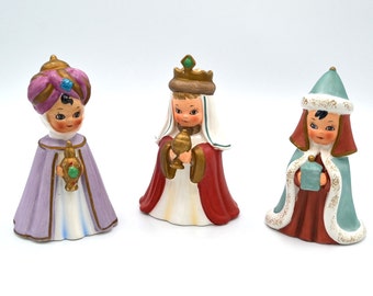 vintage Josef Originals Christmas Magi King - Mod Porcelain Nativity Figure - CHOISISSEZ la couleur vendue individuellement