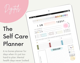 Digital/Printable ADHD Self Care Planner PDF