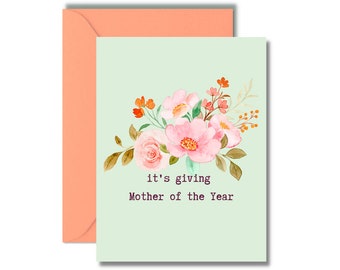 M0THER OF THE Year Mothers Day Card