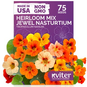 Mix Jewel Nasturtium Seeds (Tropaeolum Nanum) - 75 PCS