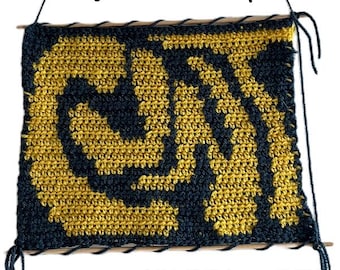 Funny C*nt Crochet Tapestry Pattern | Edgy Wall Hanging | PDF File | Instant Download | Very Beginner Friendly