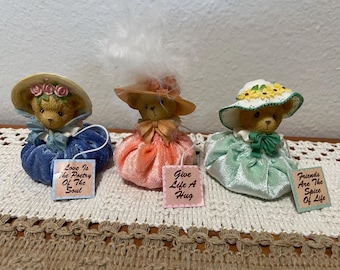 Our Cherished Family Cherished Teddies Set Complete With Extras