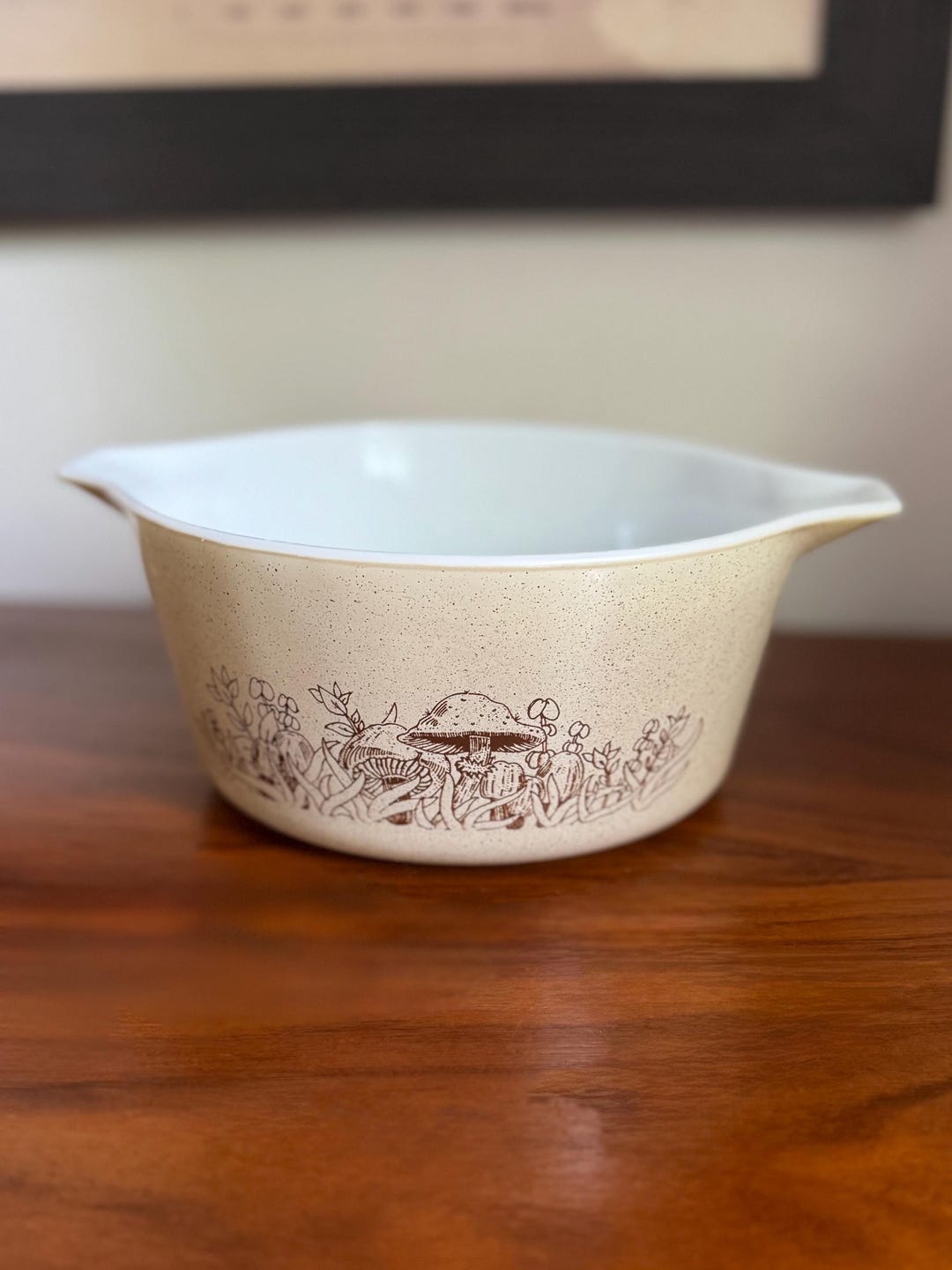 Vintage Pyrex Forest Fancies Casserole Dish: 2 Qt Tan Brown - Etsy