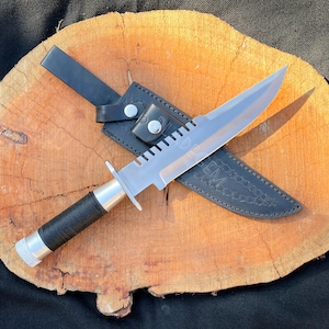 Handmade Commando Knife | Tactical Survival Blade, Durable Steel, Military-Inspired Design gifts for Fathers wedding anniversary Christmas