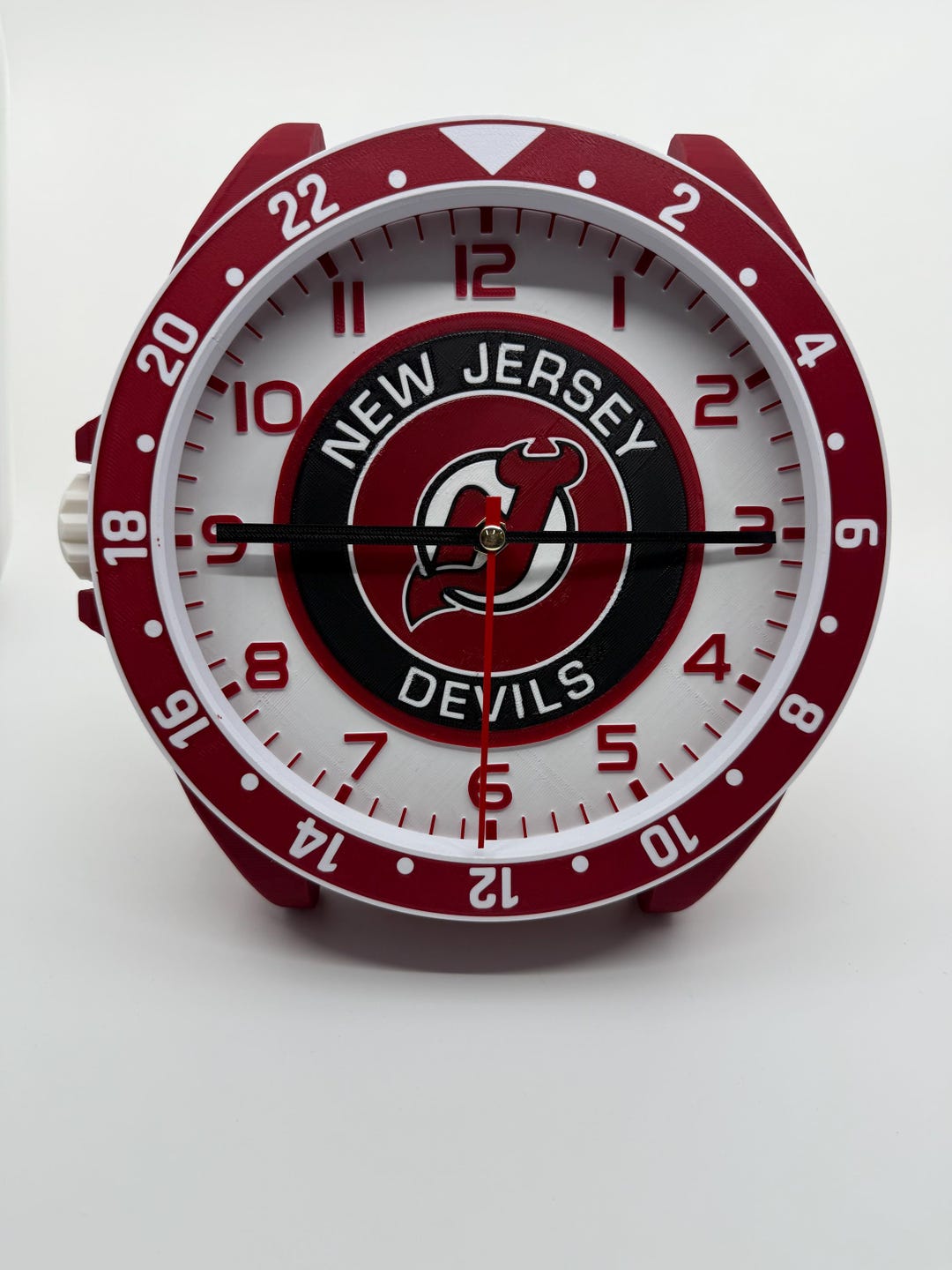 Devils Desk New Jersey Devils Desk Clock: NHL Team Decor - Etsy