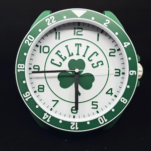Horloge de bureau NBA des Celtics : cadeau géant pour fan de basket-ball