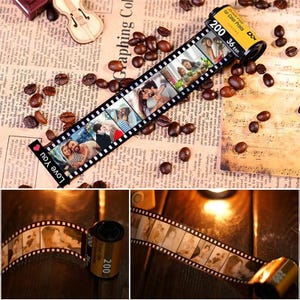 Custom Camera Film Roll Keychain for Couples and Anniversary Gift!