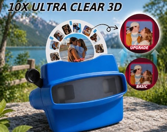 Carrete de fotos personalizado con visor 3D – Edición mejorada 10x Ultra-Clear