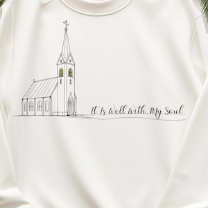 It Is Well With My Soul PNG: Christian Sublimation Design (Digital Download)