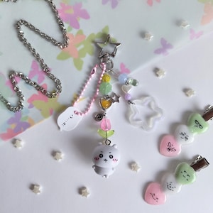 Chiikawa Colourful Theme Keychain Charm Accessory