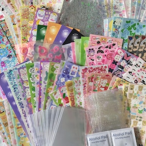 Kpop-decoset met toploader voor beginners | 19-delige stickers, harde en zachte hoezen - knutselset fotokaart, custom Kpop-merchandise