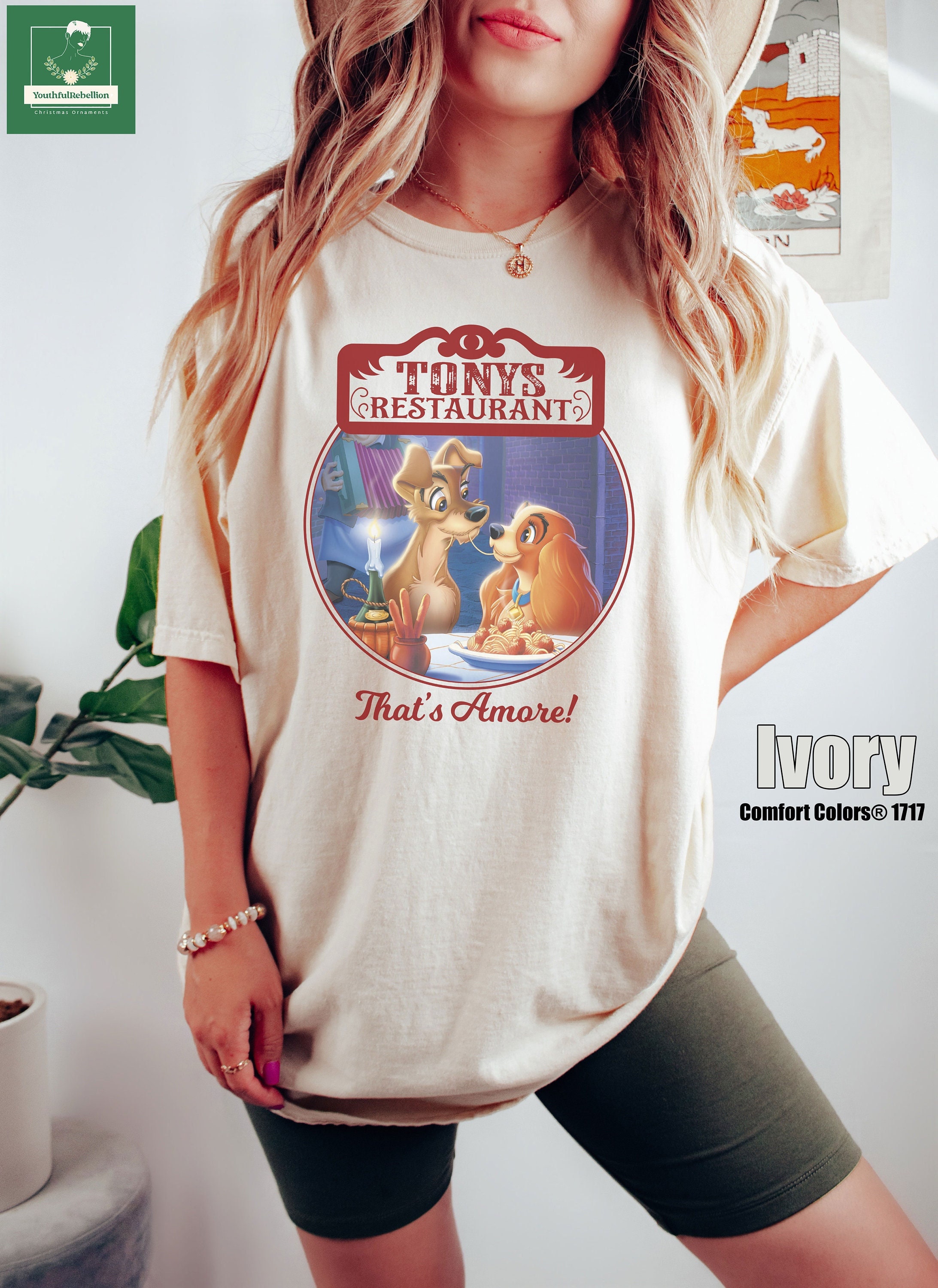 Discover Lady and the Tramp Tonys Restaurant shirt