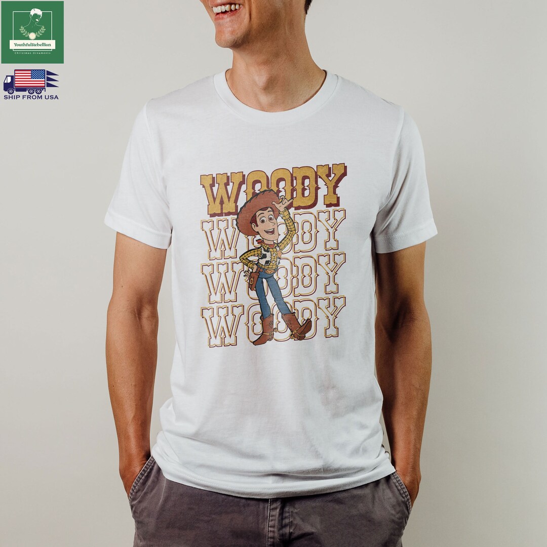 Retro Toy Story Woody Shirt, Vintage Toy Story Character T-shirt, Woody ...