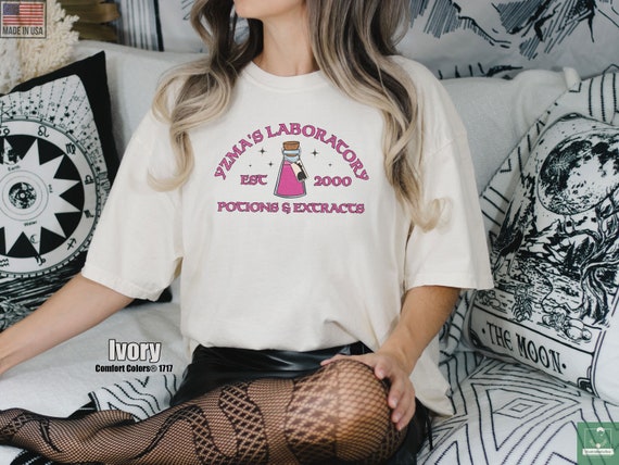 Retro Villains Yzmas Laboratory Potions & Extract Shirt, Secret Poison Laboratoy Comfort Colors T-shirt, Emperor&#39;s New Groove Sweatshirt