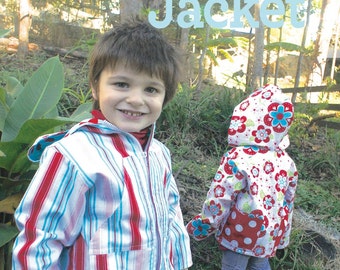 Children Tasman Jacket Sewing PDF Pattern Size 3 to 10 years