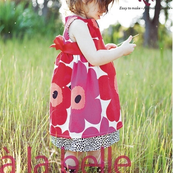 a la belle etoile dress Size 2 to 7 years PDF Pattern