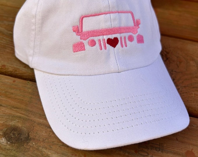 Women's Ponytail Trucker Hat - School Bus Driver Embroidered Cotton Distressed Cap - View #2