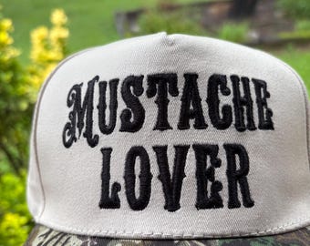 Camo Cutie Mustache Lover Hat, Woman's Ball Cap, Two Tone Camo Hat
