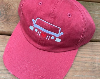 Dashing Red Off Road, Unisex Fit Baseball Hat, Ball Cap Embroidered RTS