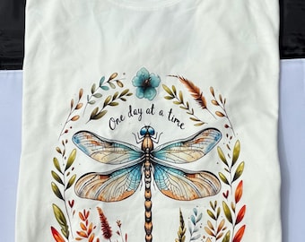 Inspirational Dragonfly Oh So Soft Crewneck T