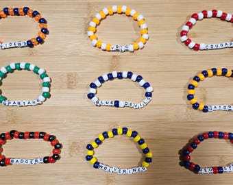 NCAA top Basketball team bracelets