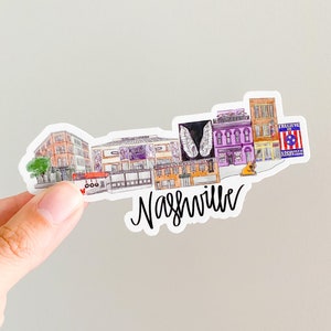 Nashville Tennessee Skyline/landmark sticker
