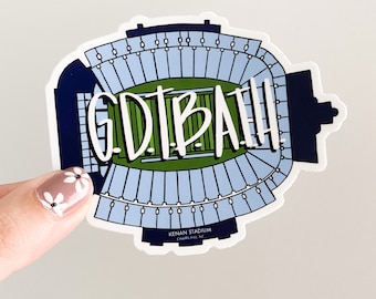 Chapel Hill NC Stadium sticker