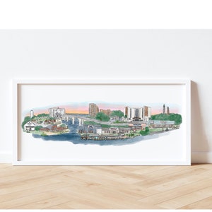 Shore Drive Virginia Beach Skyline Druck