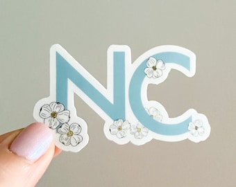 NC - North Carolina State Flower sticker - Dogwood