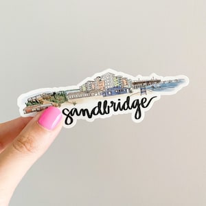 Sandbridge Virginia Skyline/landmark sticker