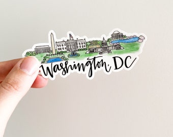 Washington DC Virginia Skyline/landmark sticker