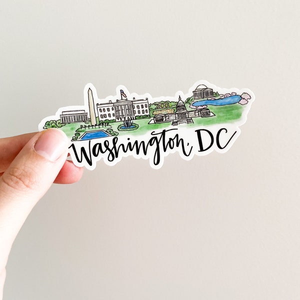 Washington DC Virginia Skyline/landmark sticker