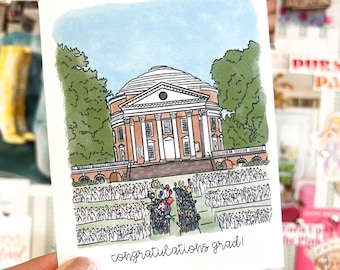 Virginia University Graduation Card