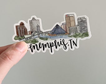 Memphis Tennessee Skyline/landmark sticker