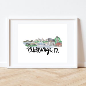 Pittsburgh, PA Skyline Print