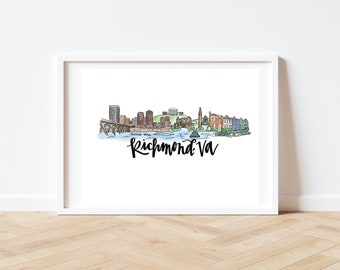 Original Buddy's the Fan, Richmond VA Giclee Print - Etsy