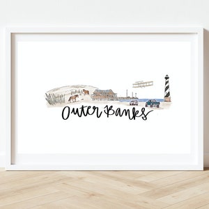 Outer Banks Skyline Print