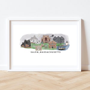 Salem Skyline Print