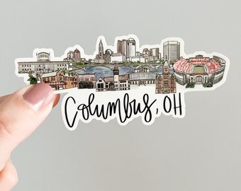 Columbus, OH - OSU Skyline sticker