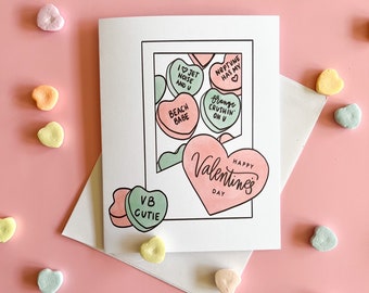Virginia Beach conversation hearts - Tarjeta de San Valentín - Va Beach