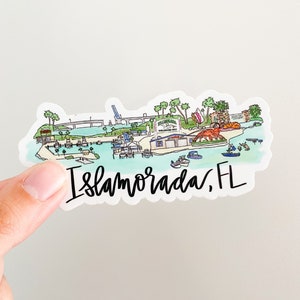 Islamorada, FL Skyline sticker