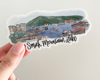 Smith Mountain Lake SML Virginia Skyline sticker