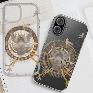 Harmony Sunday Ultimate Honkai Star Rail Inspired Clear Phone Case | HSR Penacony Subtle Penacony Aesthetic Transparent Phone Cover