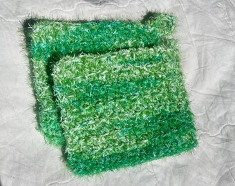 crochet scrubby dish cloth / reuseable dish cloth / handmade dish cloth