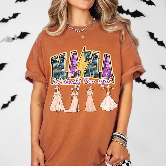Wickedly Boo-tiful MAMA, Halloween Comfort Colors Shirt for Moms