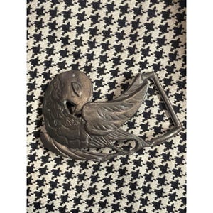VTG Whimsy Accurate 5280 Parrot Belt Buckle Metal Brass? Tropical Bird Boho Parrot Belt - Etsy Ireland main image 3