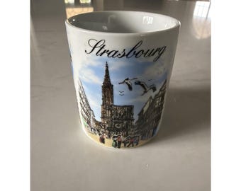 Strasbourg France Souvenir Mug Cup Coffee Tea Travel Collectible Vintage