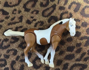 RAIN 2002 Spirit Stallion of the Cimarron Movie, Burger King Toy Horse Figure S7