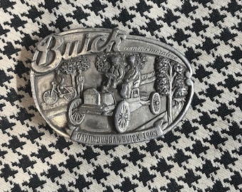 Pamiątkowa klamra do paska Buick David Dunbar z 1993 roku, edycja limitowana 220/2500
